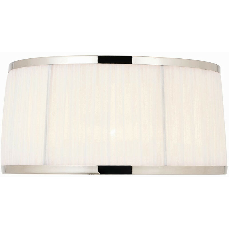 

Interiors 1900 Lighting - Interiors - Pantalla de 13 pulgadas en blanco y níquel, E14