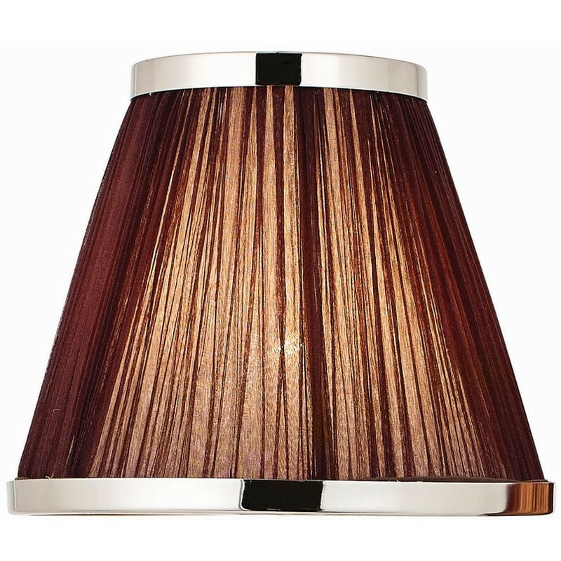 

Interiors 1900 Lighting - Interiors - Pantalla de ocho pulgadas de chocolate y níquel, E14