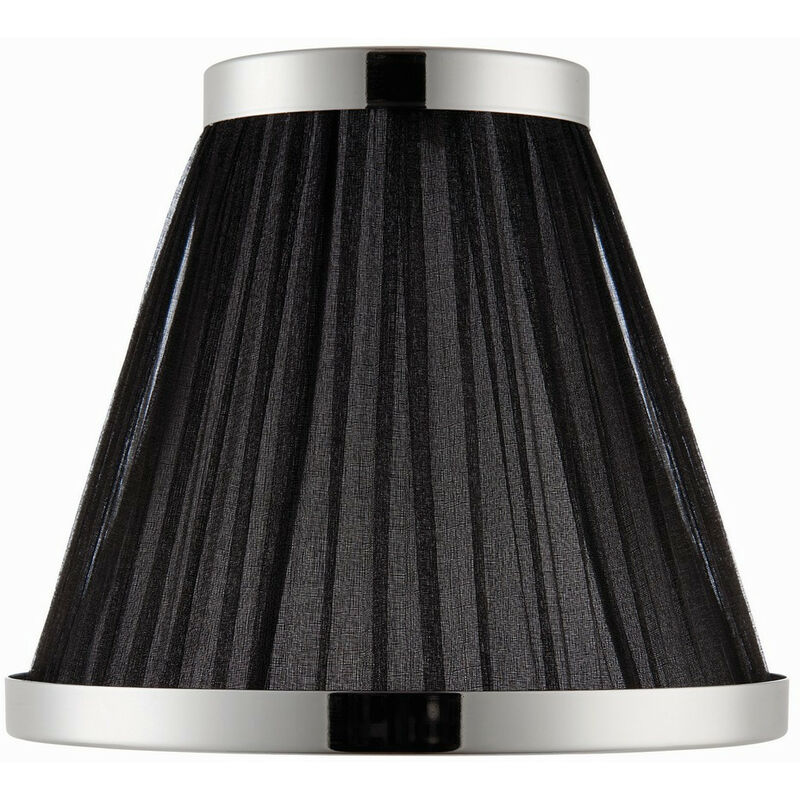 

Interiors 1900 Lighting - Interiors - Pantalla de ocho pulgadas en negro y níquel, E14