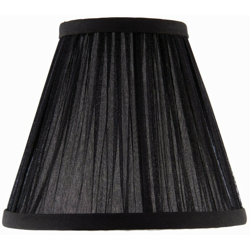 

Interiors - Pantalla de organza negra de seis pulgadas, E14