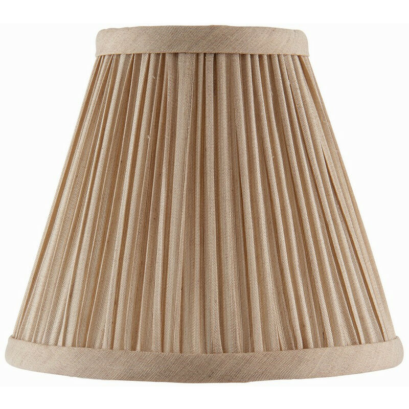 

Interiors - Pantalla de seis pulgadas beige y níquel pulido, E14