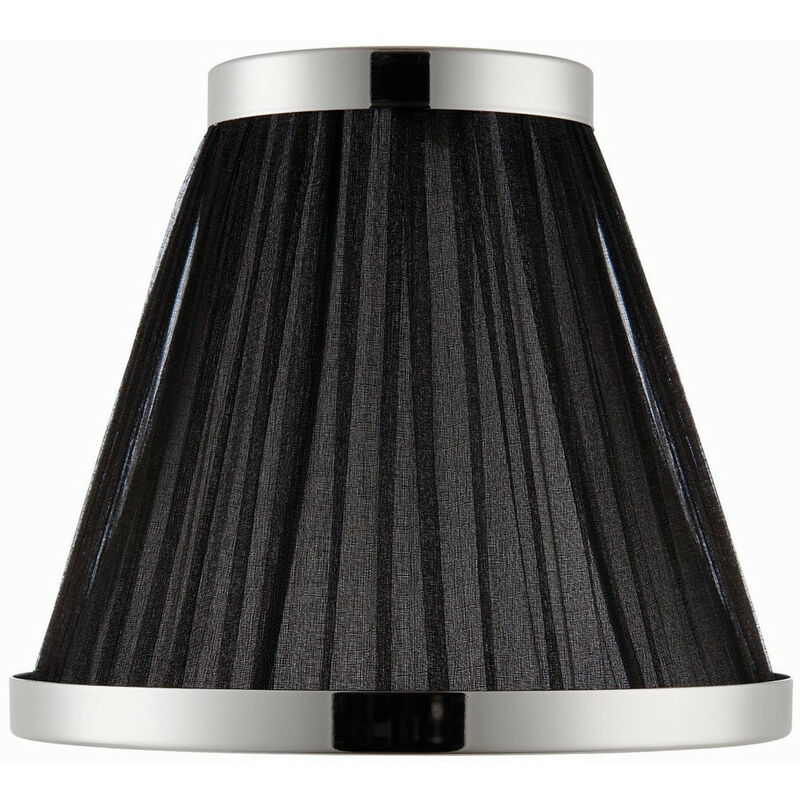 

Interiors 1900 Lighting - Interiors - Pantalla de seis pulgadas en negro y níquel, E14
