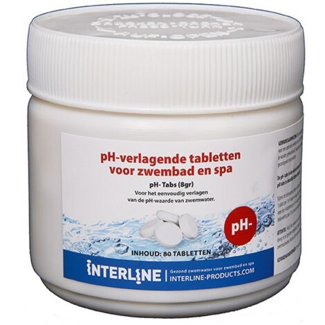 Interline PH-Minus Tablettes 80 Pièces