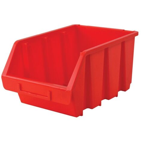 Interlocking Storage Bin Size 3 Red 170 x 240 x 126mm