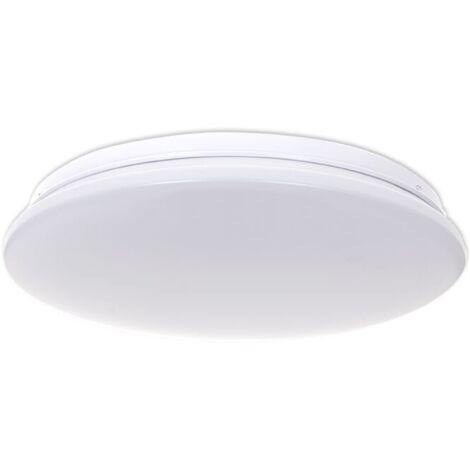 INTERLUSA Plafón DRIFT 18W LED 1440lm 6400K A.6xD.32,5cm Blanco