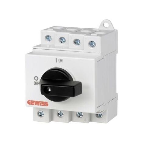 INTER.MANOEUVRE SECTION. 25A 600V CC GEWISS GW96186