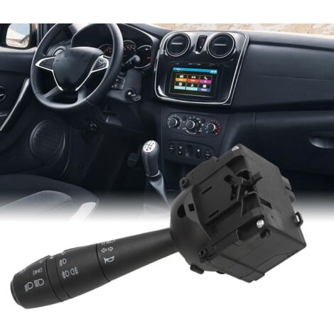Intermitente Interruptor mando luces 8201167988 per Dacia Dokker Duster Logan Lodgy Sandero Clio mando Columna De Dirección Interruptor 255405056R