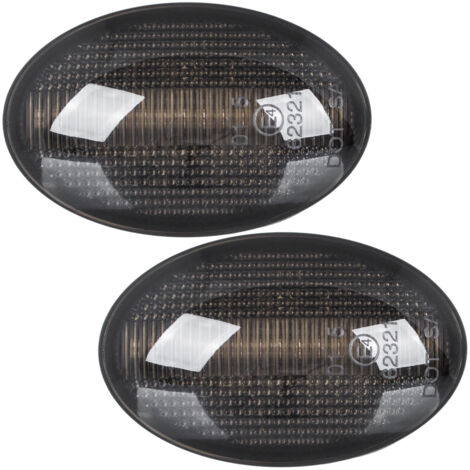 Intermitentes laterales LED AHUMADOS DIN脕MICOS Opel Astra F Corsa B C Tigra A 2 uds. JUEGO