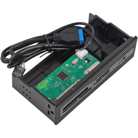 Interner USB 3.0-Kartenleser für PC – Frontblende mit M.2-, SD-, MS-, XD-, CF- und TF-Anschlüssen