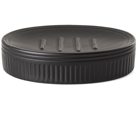 INTERNI AWD 1918 Portasapone Tusa in gres nero