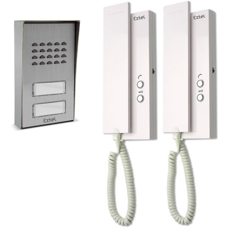 Avidsen - Portier audio collectif 2 fils 2/4 familles - Multipro 3 - TNT
