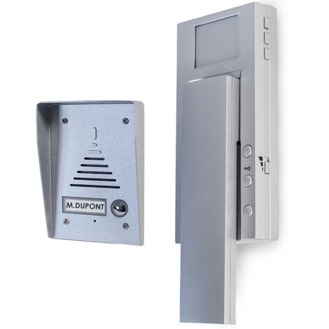 Interphone audio platine de rue GO ON – Montage encastré ou en saillie – Gâche électrique 12V – Câblage jusqu'à 100m