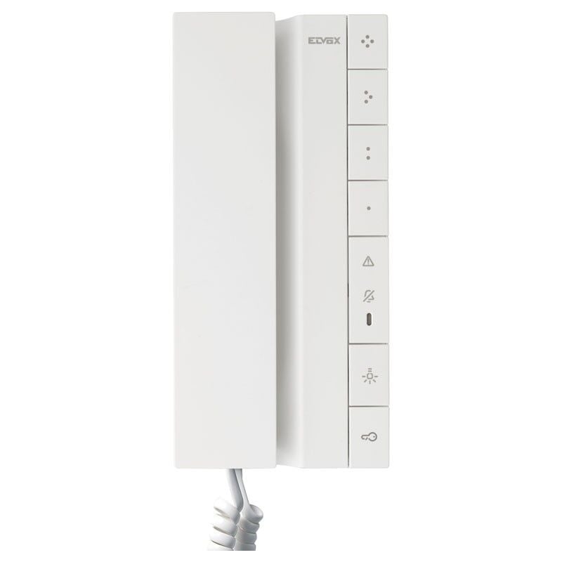 Elvox - Interphone avec combiné Vimar voxie 2 fils Plus 6 boutons 40542