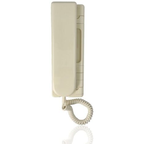 Interphone combiné ivoire URMET 1130/11 pour systèmes analogiques traditionnels 4+N