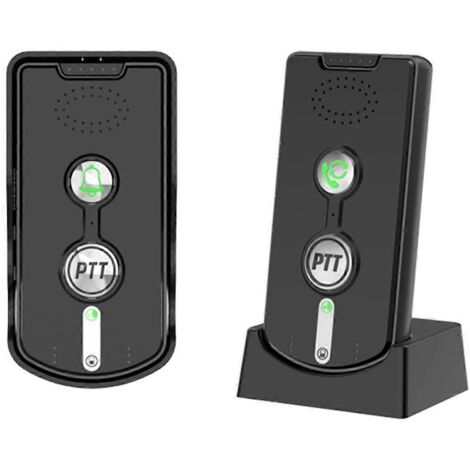 Interphone de porte audio sans fil 1000M noir