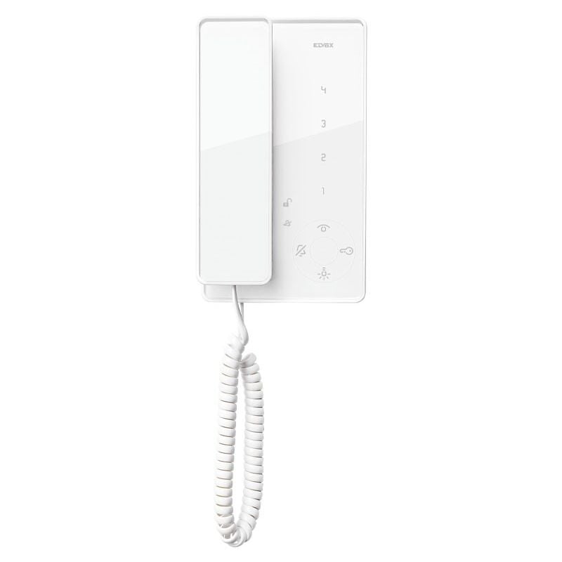 Elvox - Tab interphone pour systèmes à 2 fils, blanc 7509