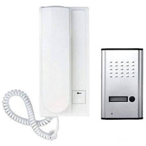 Interphone Exterieur Mural Avec Bouton Poussoir D'ouverture De Portail 3208a