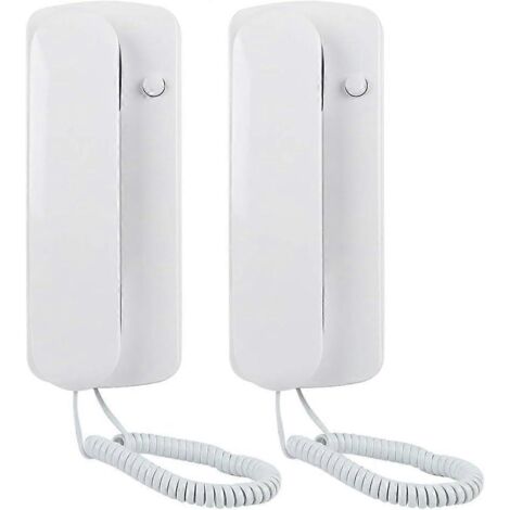 Interphone : Interphone filaire (AC/DC, sonnette audio pour villa, bureau à domicile)