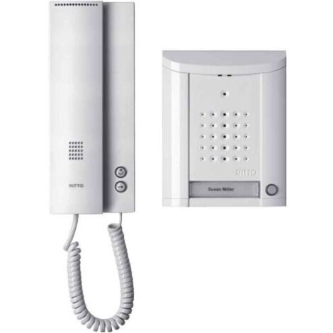 Interphone ritto entravox 1we filaire montage mural