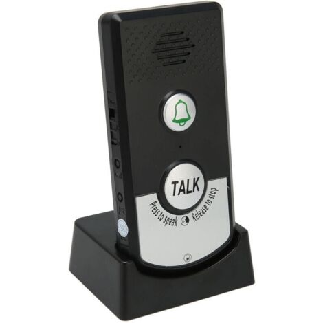 Interphone sans fil avec sonnette - Pénétration du signal optimale - Convient pour maison, hôtel, usine, hôpital - Interface utilisateur intuitive et installation simple