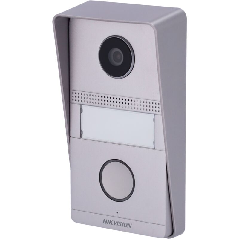 Hikvision - Interphone vidéo 2 fils analogique - Caméra 2 Mpx Audio bidirectionnel - 2 relais - Plug & Play - Convient pour une utilisation en