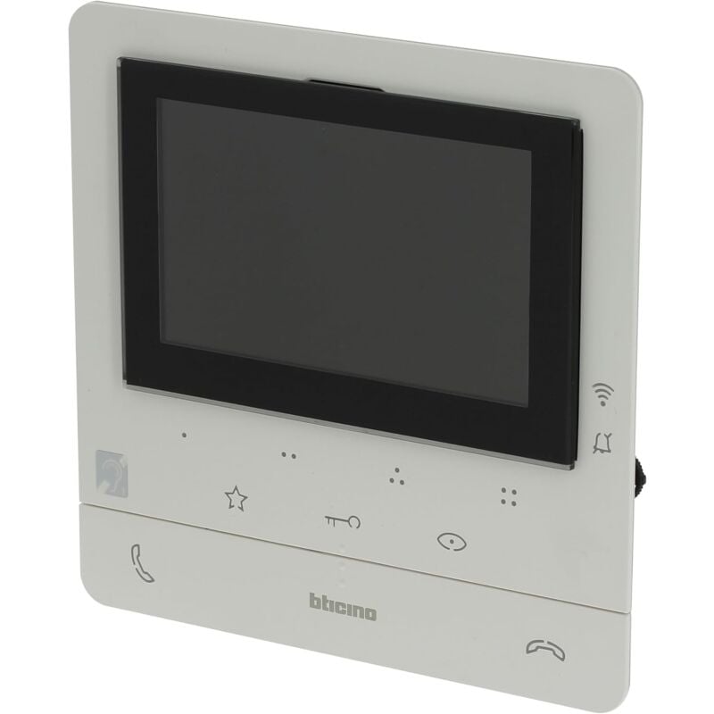Interphone vidéo avec moniteur interne 5'' Connected Classe 100X Wi-Fi Bticino 344682