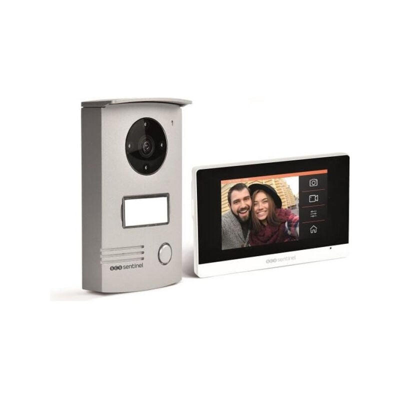 Interphone vidéo filaire Scs Sentinel VisioDoor 4.3+ avec moniteur tactile 4,3 et vision nocturne - Garantie 5 ans