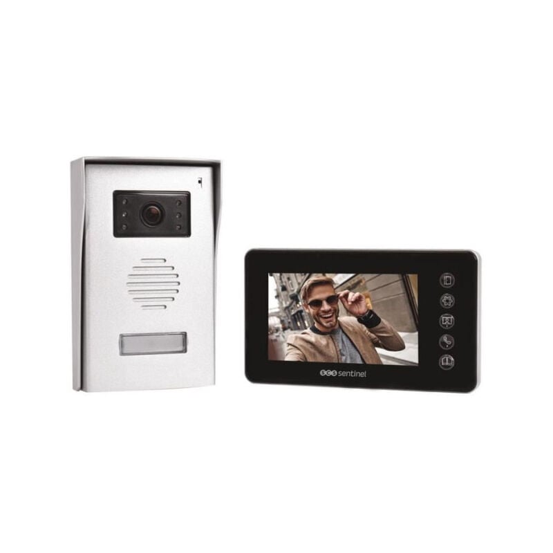 Interphone vidéo filaire - VisioFirst 4.3 Scs Sentinel Garantie 3 ans