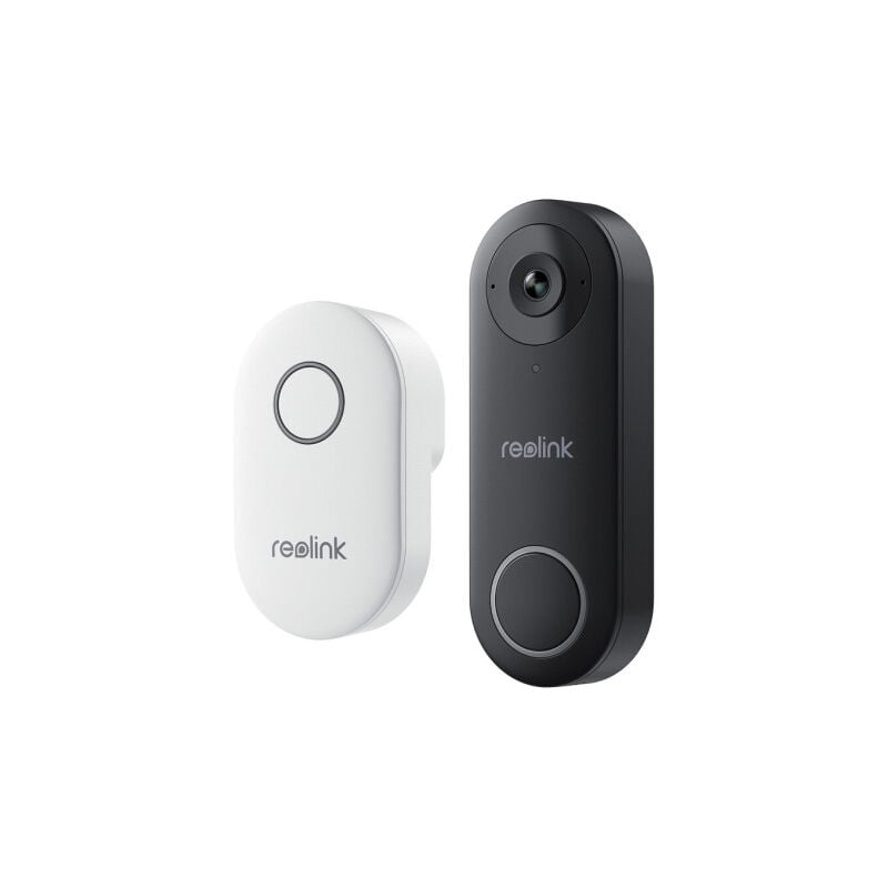 Caméra de surveillance Reolink Sonnette exterieur connectee D340W Noir