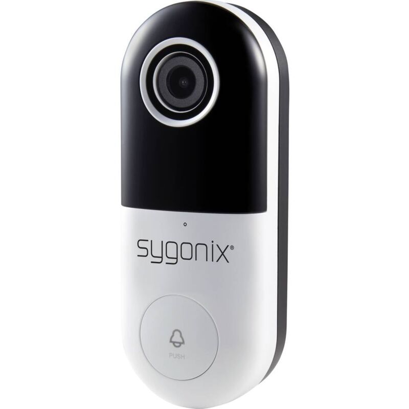 Sygonix - Interphone vidéo ip Wi-Fi Station extérieure blanc - blanc