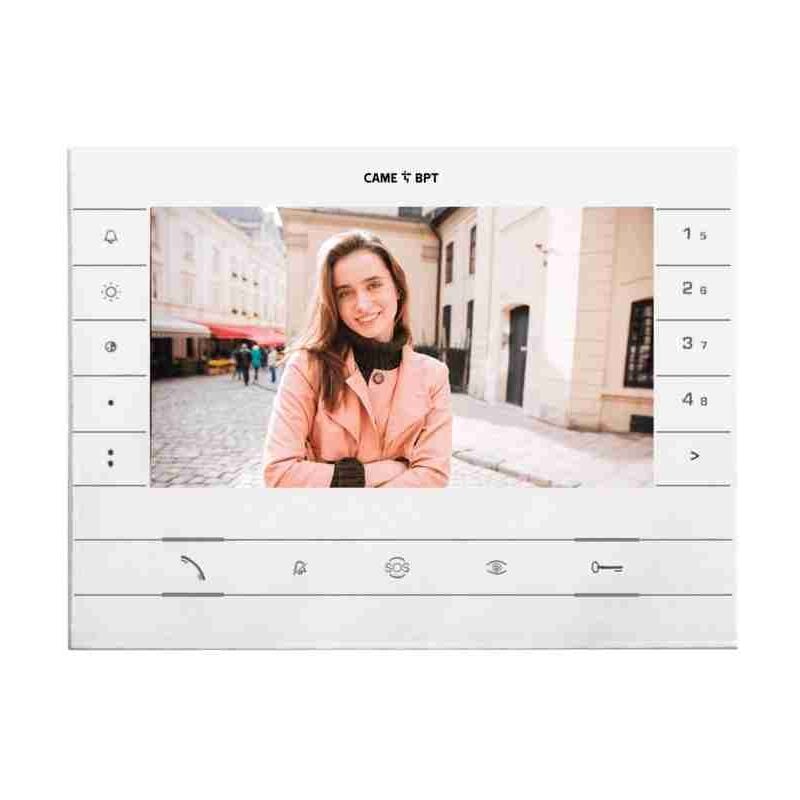 Interphone vidéo mains libres avec écran LCD CAME BPT PEV BI 62100180 Hors production