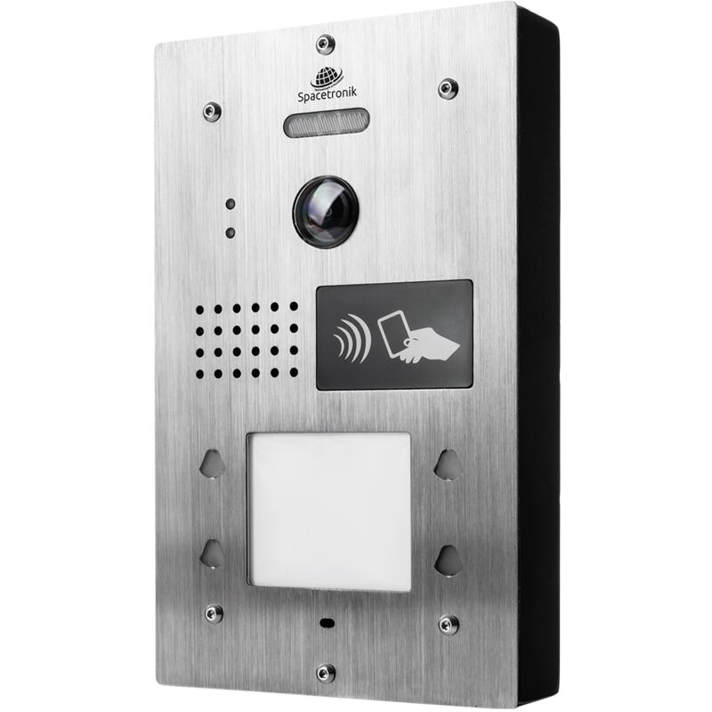 Interphone vidéo pour quatre familles Spacetronik SPD-DS814