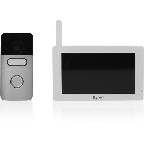 Interphone vidéo sans fil Byron DIC-22615 – communication bilatérale – écran tactile
