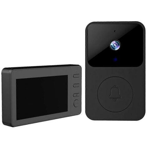 Interphone vidéo sans fil WiFi avec écran de 4,3 pouces