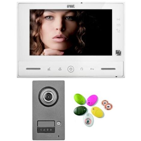 Interphone video URMET KIT NOTE 2 mains libre - Contrôle d'accès - URMET 1723/71