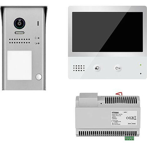 Interphone video VT200 en saillie, 1x porte, 1xtouche 1x Touch Station interne KB