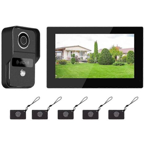 Interphone vidéo Wi-Fi 1080p à 2 fils avec prise européenne