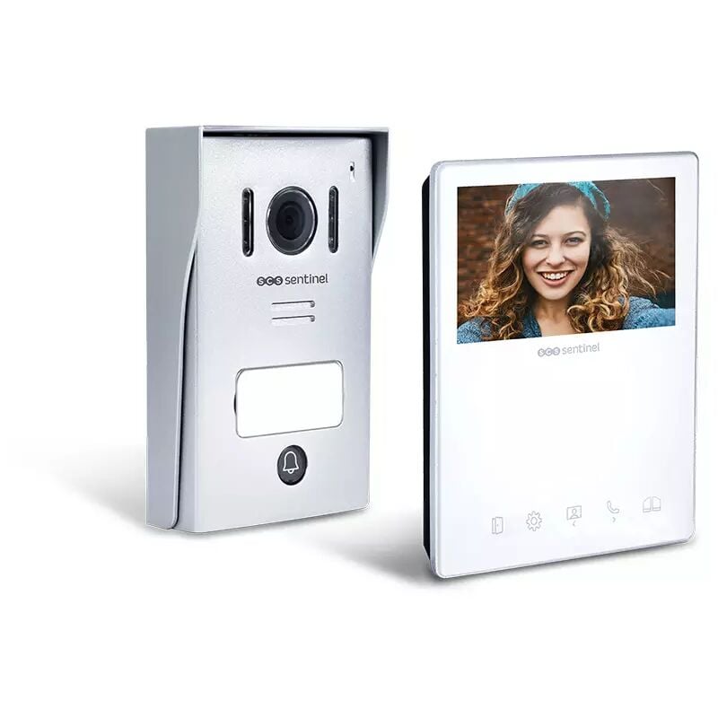 Interphone vidéo filaire visiokit 4.3 - garantie 3 ans - Scs Sentinel