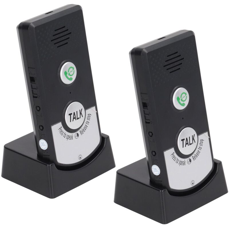 Eosnow - Interphone vocal à 2 voies, interphone sans fil à très longue portée, interphone étanche, système de sonnette