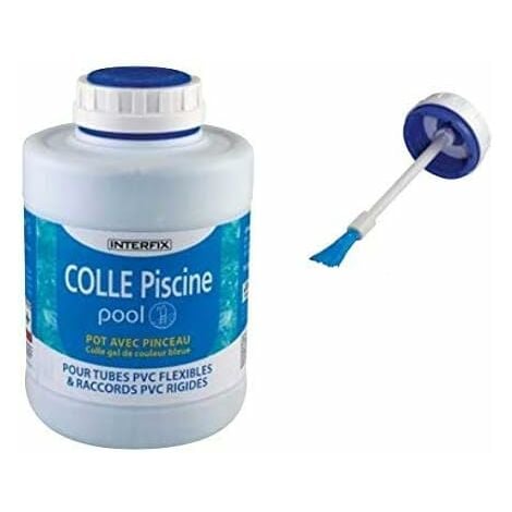 INTERPLAST Colle PVC Gel Bleu interfix pour PVC Souple - 250 ML :  : Jardin