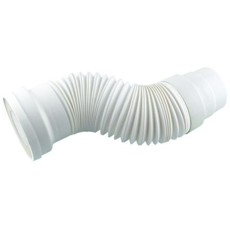 Interplast – Pipe WC souple extensible 270 à 570 mm – Raccordement désaxé – Joint EPDM – Installation rapide sur tous types de WC