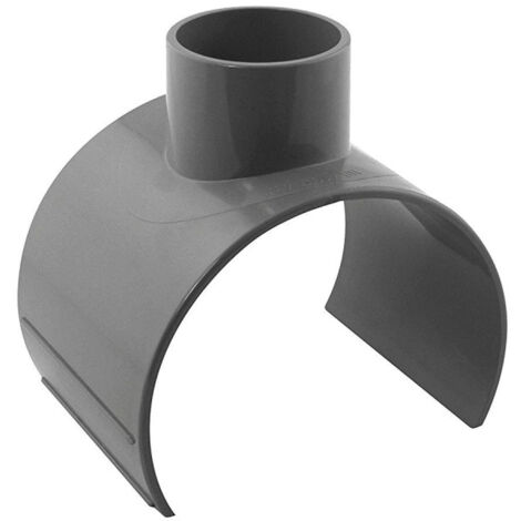 Interplast – Selle de branchement PVC 100x40mm à 87° – Raccord d'évacuation pour tuyaux 100-110mm – Installation plomberie et évacuation