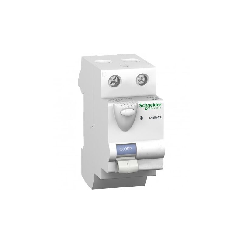 Interrupteur différentiel 40A 2P 30mA Type a embrochable sur districlic idclic xe schneider 16158