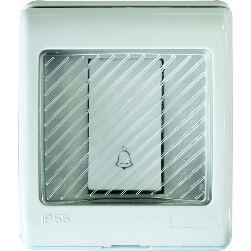 Interrupt Exteri - Poussoir Interrupt - Interrupt étanche - Bouton électrique étanche Bouton Poussoir étanche Pushbell 230V - CAC0003 -