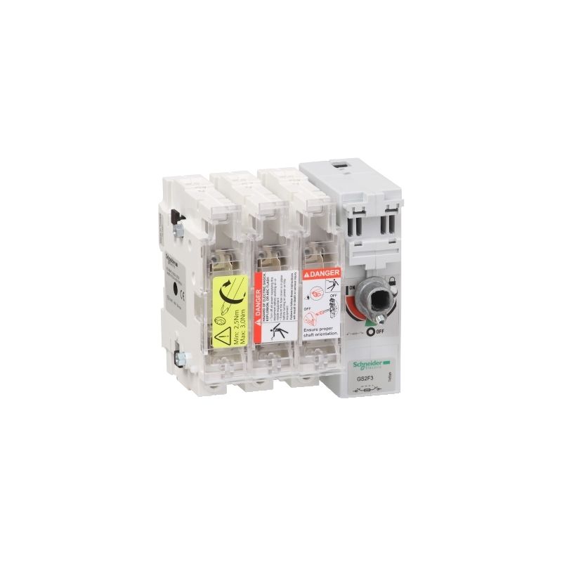 

INTERRUPT SECC FUSIBLE 3X 50A 14X51 GS2F3 - Schneider Electric