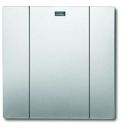Interrupteur 1 Touche Waveline Pure Stainless Steel 2CKA006730A0041 ABB 587869