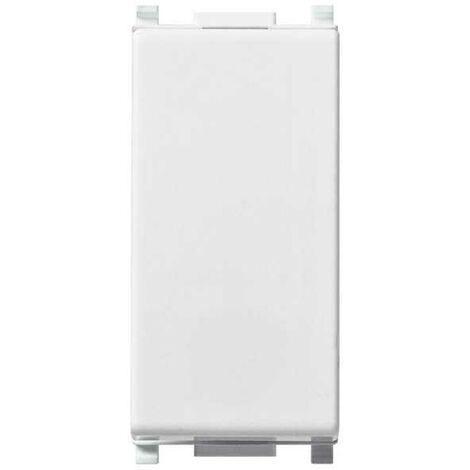 Interrupteur 1P 16A Blanc Plat 14001