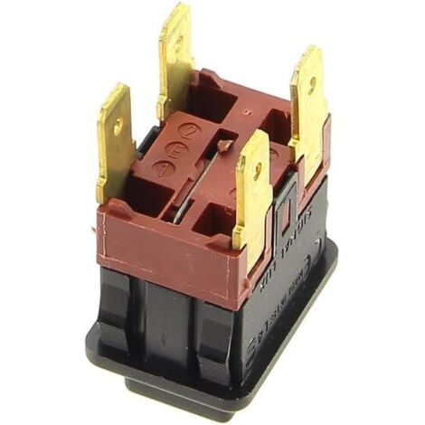 Interrupteur 4 cosses pour tronconneuse et coupe-bordures Black&Decker - 579318-00