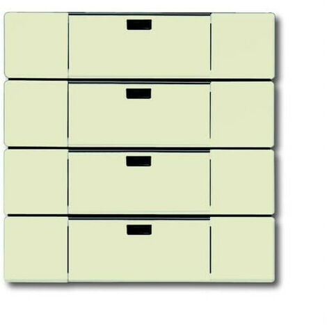 Interrupteur 4 Touches Waveline Future Linear Ivory White 2CKA006730A0034 ABB 587863