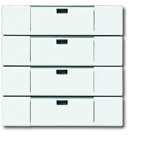 Interrupteur 4 Touches Waveline Future Linear Studio White 2CKA006730A0040 ABB 587868